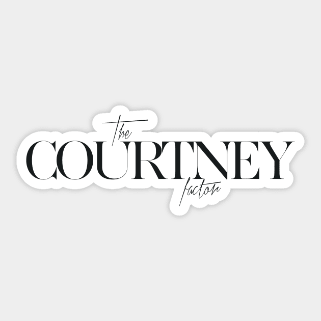 The Courtney Factor Sticker by TheXFactor